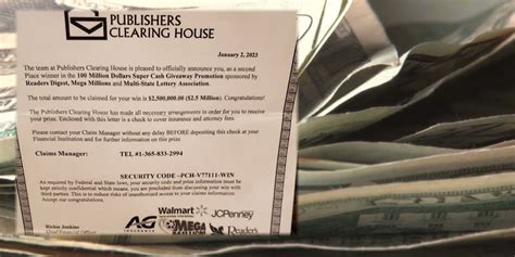 latest publishers clearing house scam